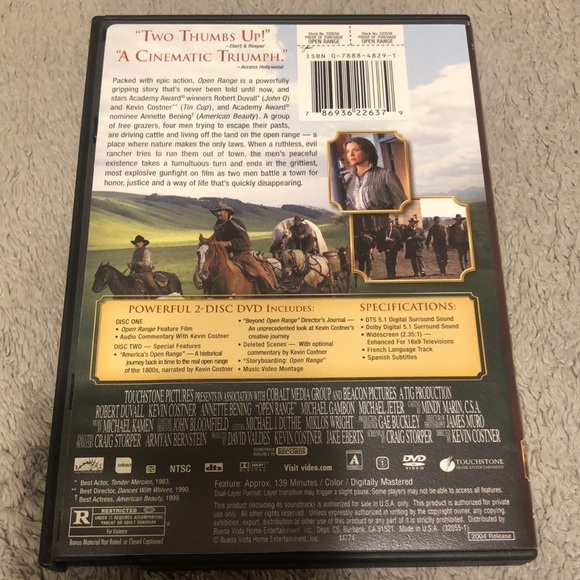 Kevin Costner movies DVDs - Picture 6 of 7